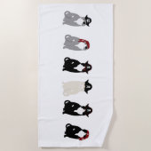 Pirate Cats Strandtuch (Vorderseite)