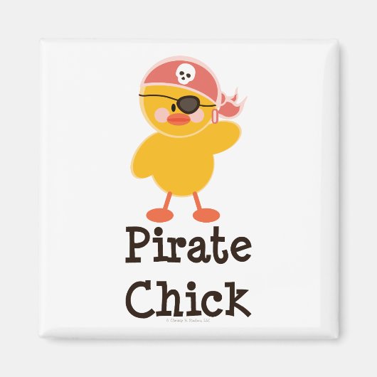 Pirate Chick Magnet (Vorne)