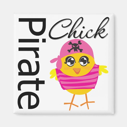 Pirate Chick Magnet (Vorne)