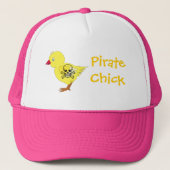 Pirate Chick Truckerkappe (Vorderseite)