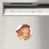 Pirate Chicks ROCK! Magnet (In Situ (Geschirrspüler))