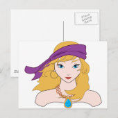 Pirate Chicks ROCK! Postkarte (Vorne/Hinten)