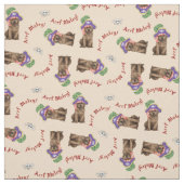 Pirate Chocolate Labrador Fabric Stoff (Muster)