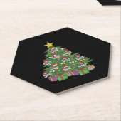 Pirate Christmas Tree Skull Crossbones Untersetzer (angewinkelt)