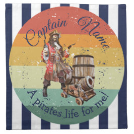 Pirate Cloth Napkin Serviette
