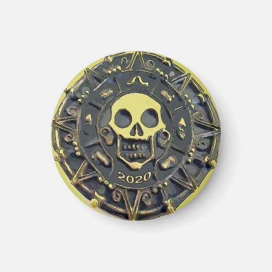 Pirate Coin 2020, Magnet (Vorne)
