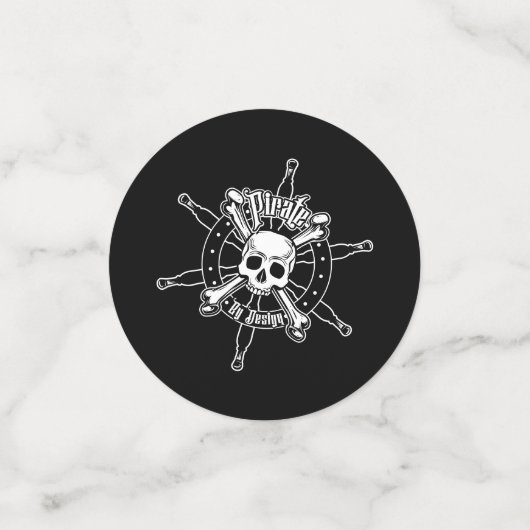 Pirate Confetti Konfetti (Klein Vorderseite)