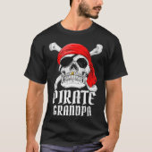 Pirate Costume Grandpa Theme Party Halloween Man P T-Shirt (Vorderseite)
