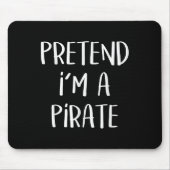 Pirate Costume Party Co. Uni-all Ages Funny Hallow Mousepad (Vorne)