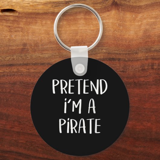 Pirate Costume Party Co. Uni-all Ages Funny Hallow Schlüsselanhänger (Vorderseite)