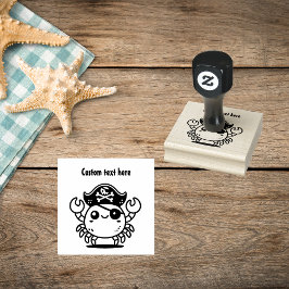 Pirate Crab Gummistempel