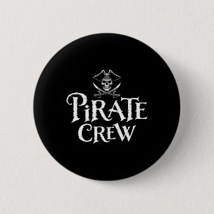 Pirate Crew Funny Halloween Kostüm Vater Mama Boys Button