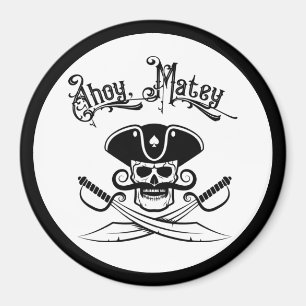 Pirate Cruise Ship Cabin Stateroom Door Finder Magnet