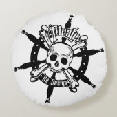 Pirate Cushion Round Rundes Kissen (Rückseite)
