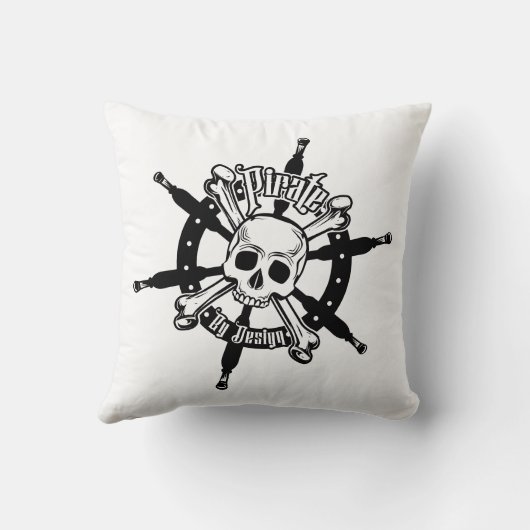 Pirate Cushion Square Kissen (Rückseite)