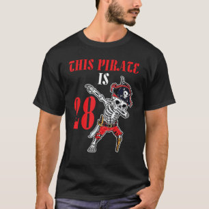 Pirate Dabbing glücklich mein Geburtstag Dieser Pi T-Shirt
