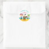 Pirate danke dir Stickers (Tasche)