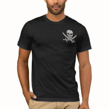 Pirate - Das Leben ist wie der T - Shirt im Ozean