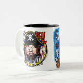 Pirate Dick Zweifarbige Tasse (Vorderseite Links)