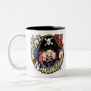 Pirate Dick Zweifarbige Tasse