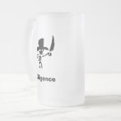 Pirate Diligence Mattglas Bierglas (Vorderseite Links)