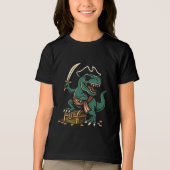 Pirate Dinosaur Adventure Tri-Blend Shirt (Vorderseite)
