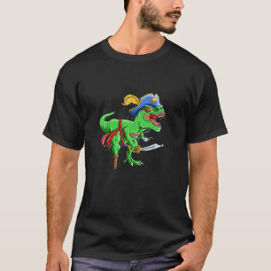 Pirate Dinosaur Kostüme Männer Jungs Dino Geschenk T-Shirt