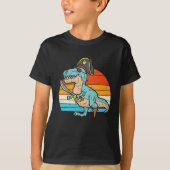 Pirate Dinosaur - Retro T-Rex Adventure T-Shirt (Vorderseite)