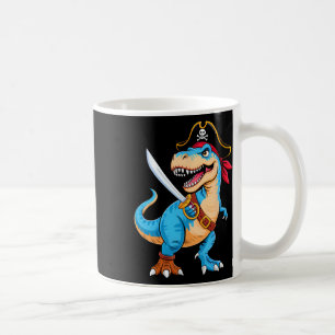 Pirate Dinosaur T Rex Boys Kids Funny Halloween Co Kaffeetasse