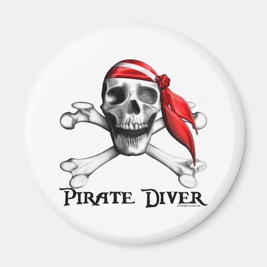 Pirate Diver Magnet (Vorne)
