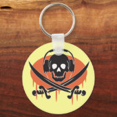Pirate DJ Schlüsselanhänger (Vorderseite)