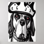 Pirate Dog | AI Art Poster (Vorne)