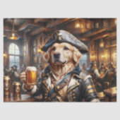 Pirate Dog Tavern Dekorationspapier Seidenpapier (Vorderseite)
