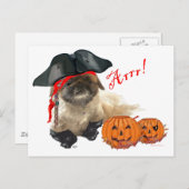 Pirate Doggie Postkarte (Vorne/Hinten)