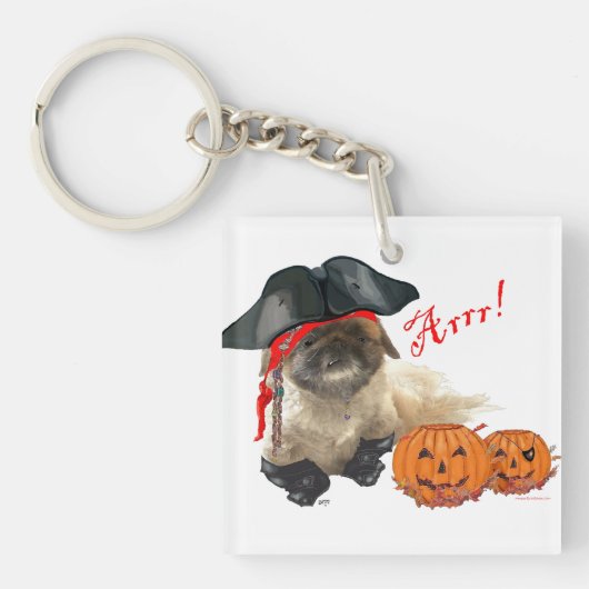 Pirate Doggie Schlüsselanhänger (Vorderseite)