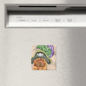 Pirate Dogue de Bordeaux Magnet (In Situ (Geschirrspüler))