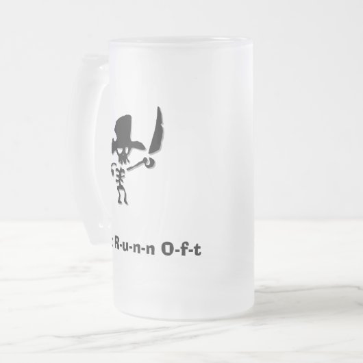 Pirate dont läuft oft mattglas bierglas (Vorderseite Links)