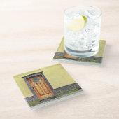 Pirate Door Gruß Untersetzer (Schrägansicht)