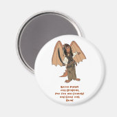 Pirate Dragon Magnet (Vorderseite/Rückseite)