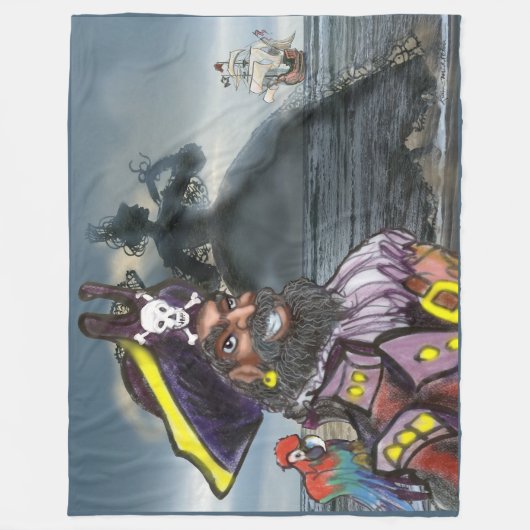 Pirate Dream Fleece Blanket (Vorderseite)