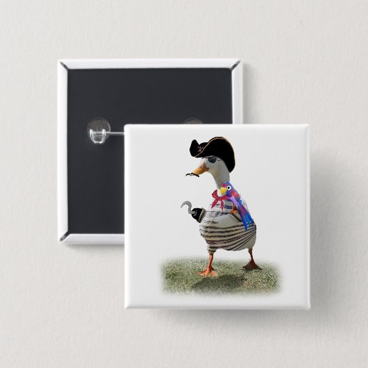 Pirate Duck Button (Vorne & Hinten)