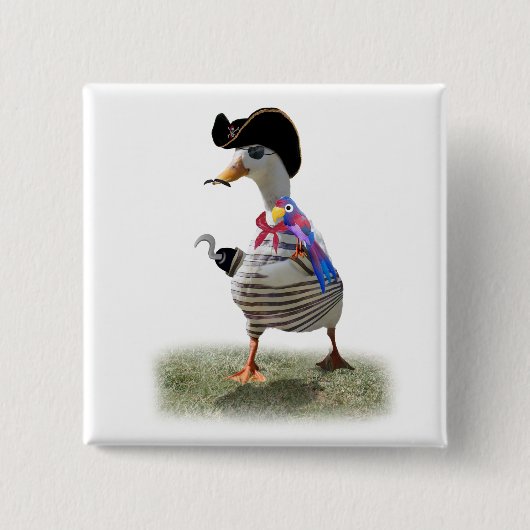 Pirate Duck Button (Vorderseite)