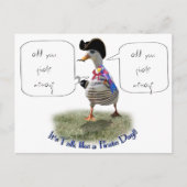 Pirate Duck Postkarte (Vorderseite)