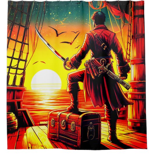 Pirate Duschvorhang (Vorderseite)