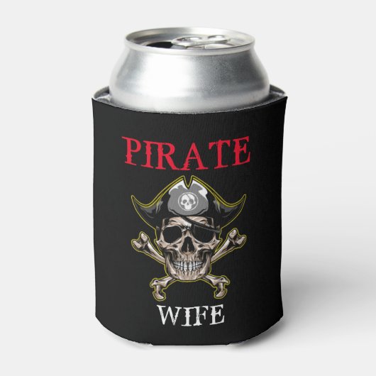PIRATE-EHEFRAU DOSENKÜHLER (Kanne Vorderseite)