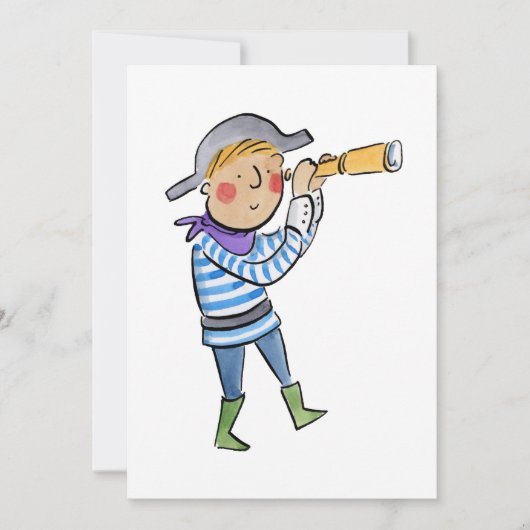 Pirate Einladung (Vorderseite)