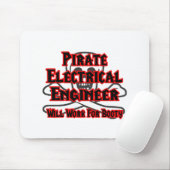 Pirate Electrical Engineer ... Arbeit für den Hint Mousepad (Mit Mouse)