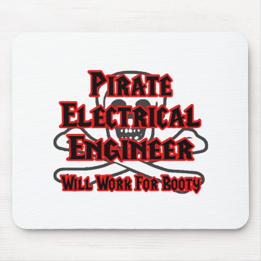 Pirate Electrical Engineer ... Arbeit für den Hint Mousepad (Vorne)