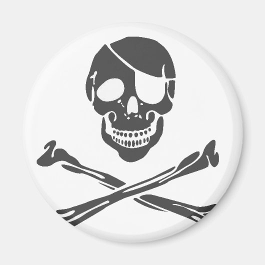 Pirate - Emo Alternative Grunge Rock Punk Szene Magnet (Vorne)