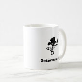 Pirate-Entschlossenheit Kaffeetasse (VorderseiteRechts)